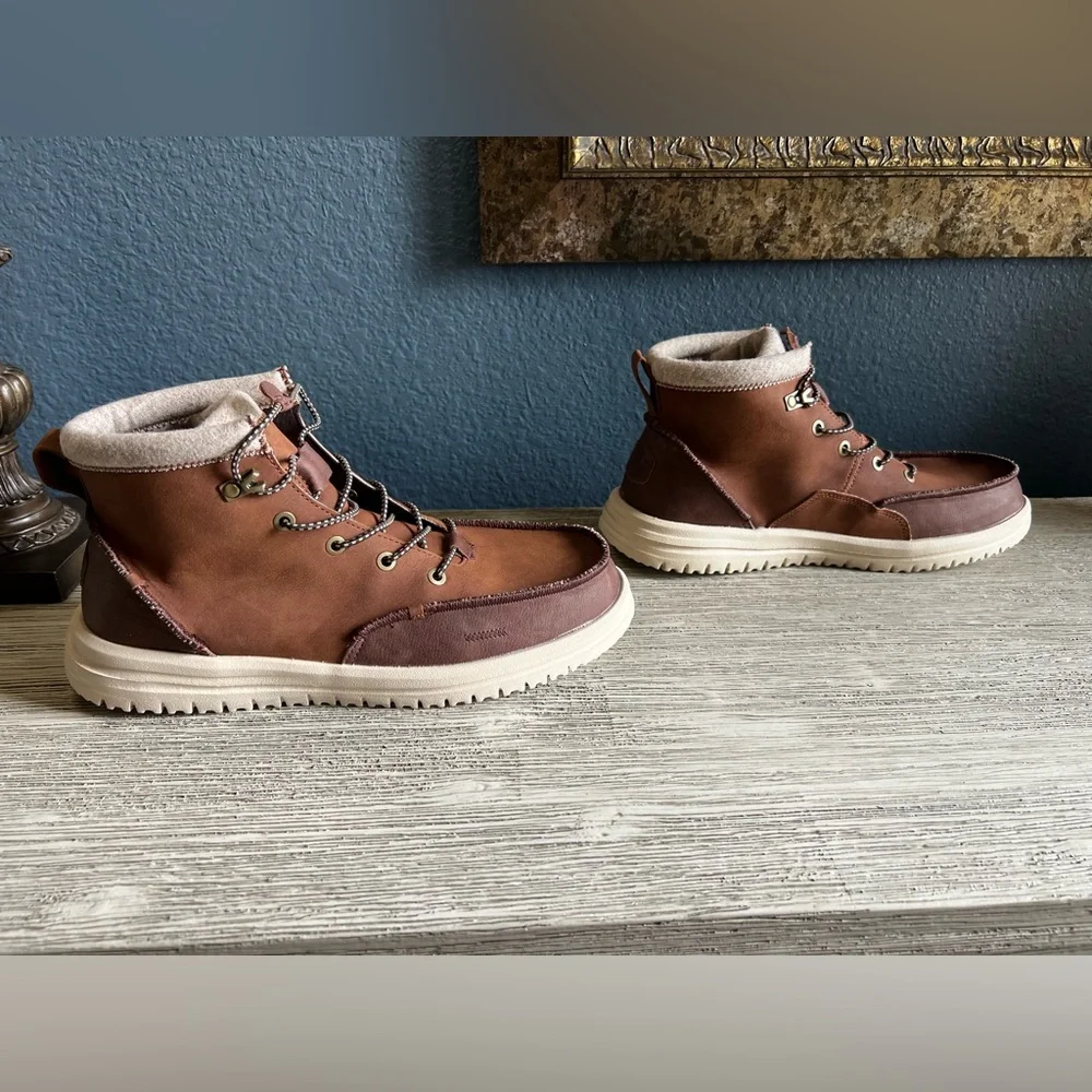 NWOT!!! Hey Dude Brown Chukka Boots